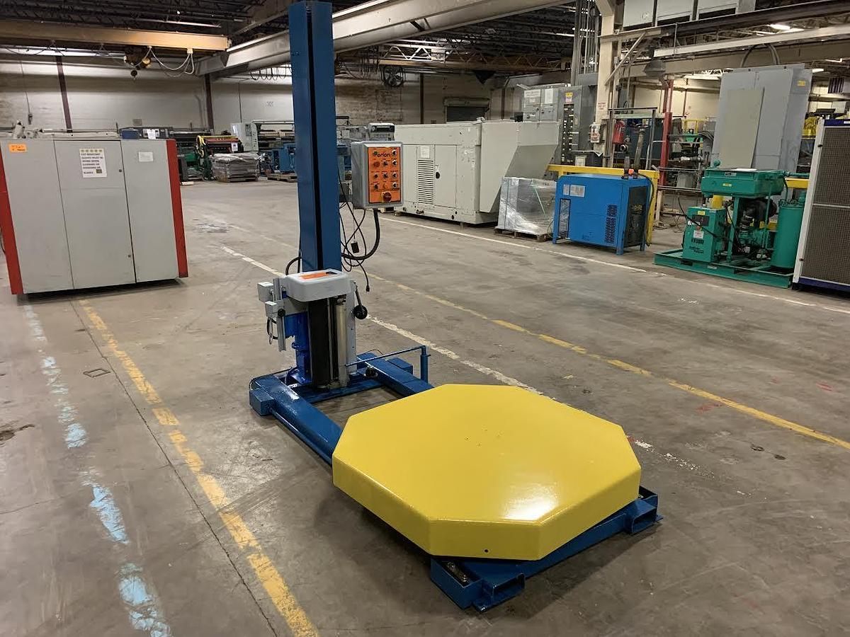 Used ORION MODEL H66-124 PALLET WRAPPER WITH 5,000 POUND SCALE