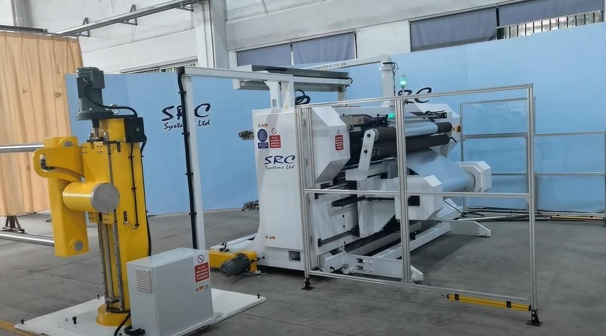 63" SRC SYSTEMS MODEL 610 COMPACT DUPLEX SLITTER- STOCK MACHINE - 10 WEEKS UNTIL SHIPMENT