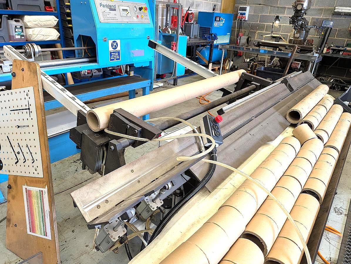 Used 78" EBERLE FULLY AUTOMATIC CORE CUTTER MFG 2014