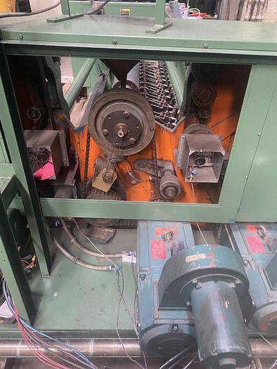 Used 74" RECONDITIONED DUSENBERY MODEL 260 FS DUPLEX CENTER SURFACE SLITTER REWINDER - PENDING JF