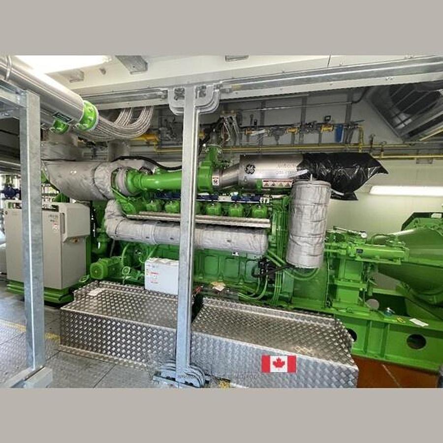 Used 2000kW JENBACHER J612 NATURAL GAS GENERATOR