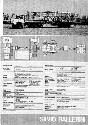 Used 0 Ballerini ST4 Drill Rig