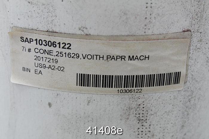 Used Bird 12" High Density Cleaner Cone Assembly, 9" Inner Diameter #41408