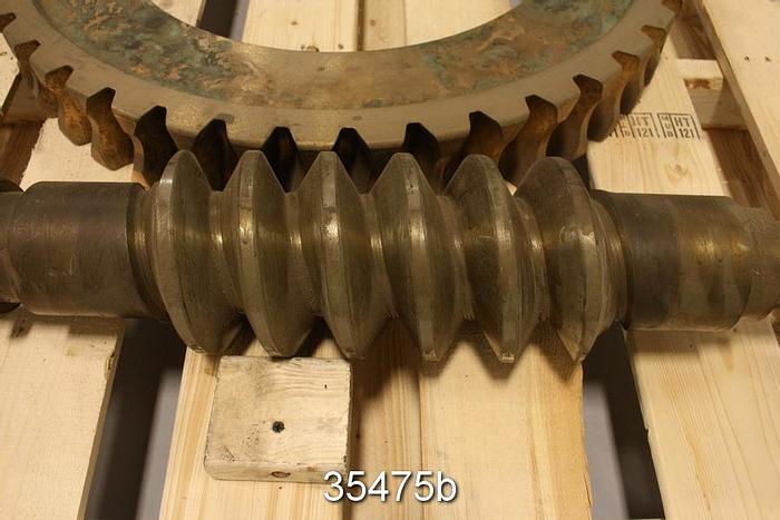 Refurbished Hamilton 180B18-45 Gear Reducer Worm Shaft Gear Set #35475