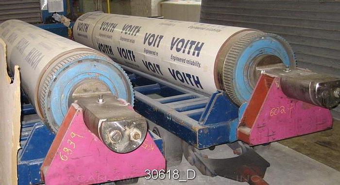 Used Kusters Calender Two 150" Wide 3-Roll Soft Units #30618