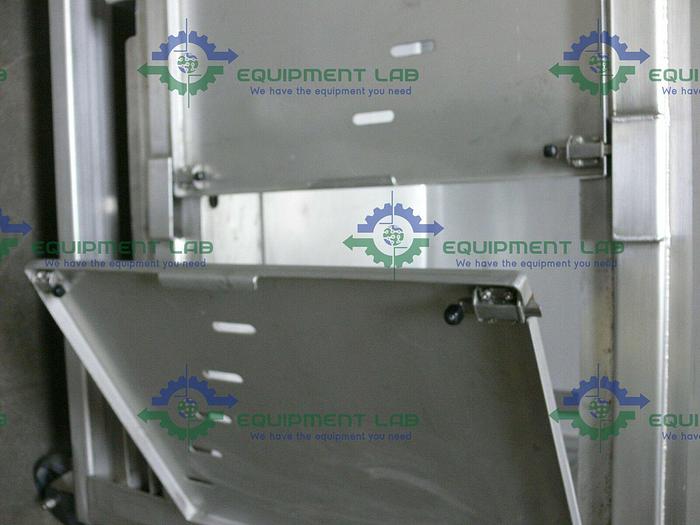 Used ConeCraft Hyclone 1000L Smartainer II Stainless Steel Bin w/ Bottom Opening