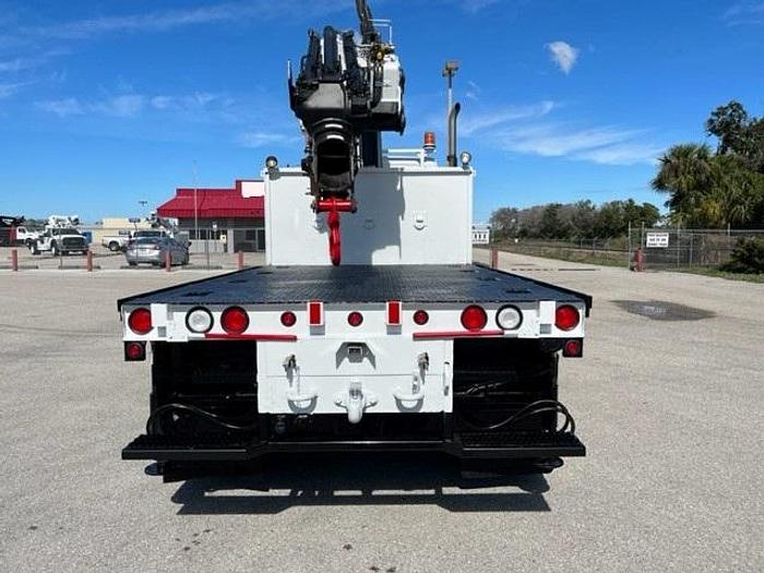 Used Effer 310.11 3s 25130 lb Knuckle Boom on 2009 Freightliner M2 106 Flatbed Truck - CE5787