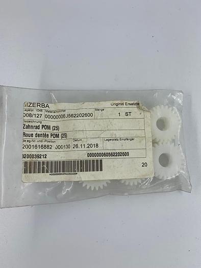 Bizerba Spare Parts Zahnrad POM (25) / Roue dentee Part No. 60562202600