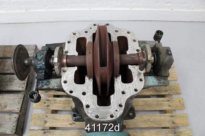 Used Goulds 3410 4x6x15 Split Case Pump, SS Casing, 14.12" SS Impeller #41172