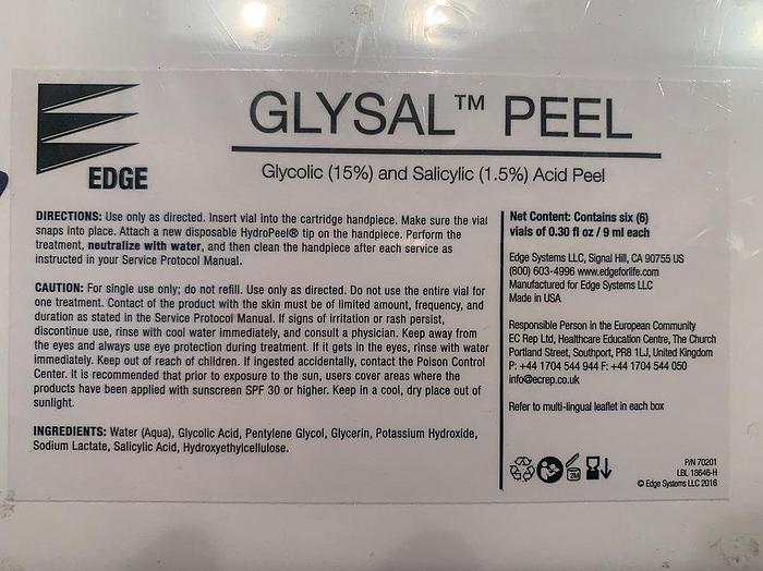 Glysal Peel Glycolic (15%) and Salicylic (1.5%) Acid Peel