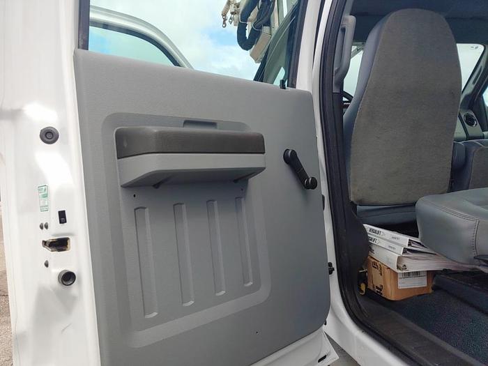 Used Versalift VTP40NE Cable Placer on 2018 Fred F750 Crew Cab Utility Reel Truck