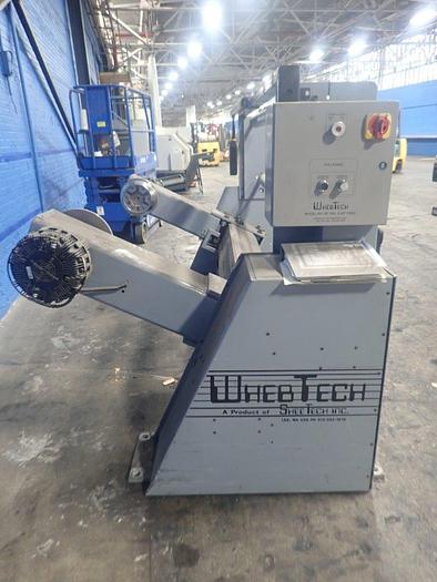Used 60" WHEBTECH SHAFTLESS FLOOR PICK UP UNWIND STAND 60" DIAMETER CAPACITY