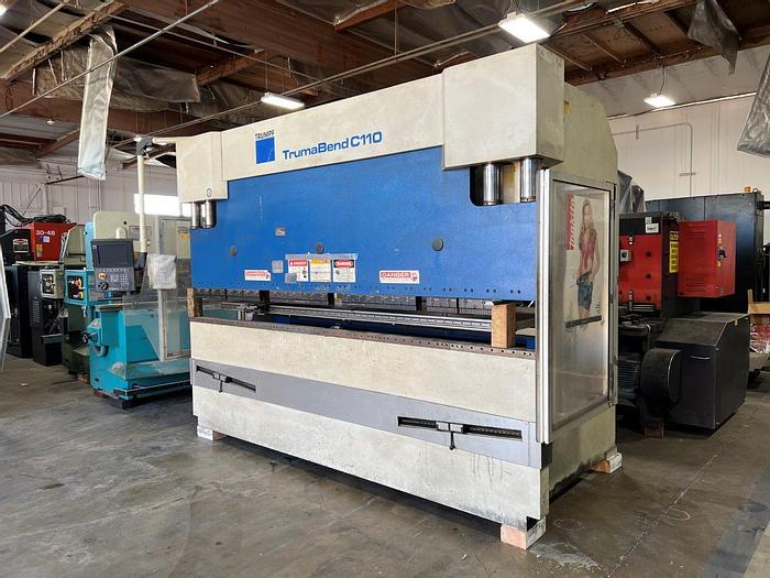 Used 2001 121 Ton x 10' Trumpf C110 CNC Press Brake