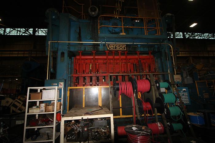 Used VERSON TRANSMAT SSDC PRESS TS2-500-156-42T, 500 TON CAPACITY, 156" X 42" BED & RAM