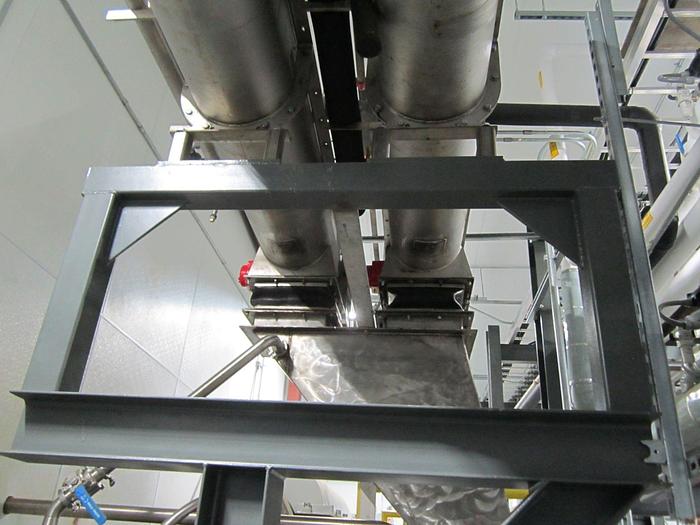 Used 12" Diameter x 20" Long  Stainless Steel Auger Screw Conveyor