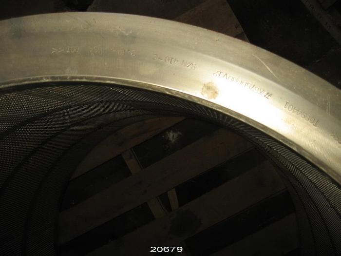 Used Black Clawson 30PVNP Selectifier Screen, 6-Foil Rotor Assembly, Belt Drive Arrangement With .125 Hole Basket, 50 Hp, 1200 Rpm Motor. #20679