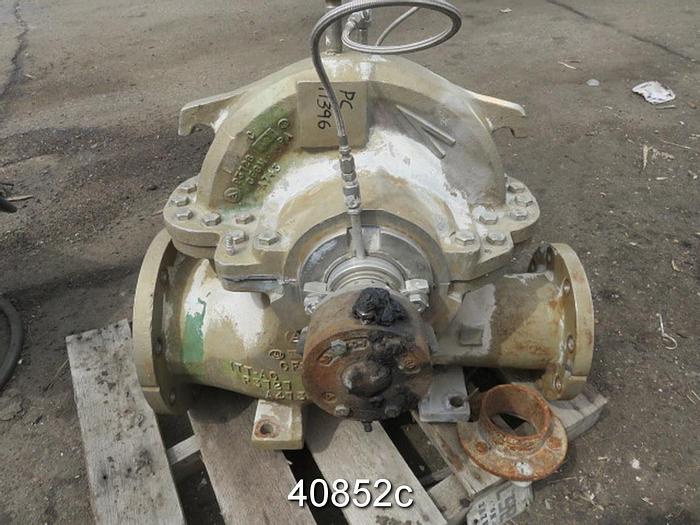 Used Allis Chalmers 6x8x12 Split Case Pump, 9.25 Impeller #40852
