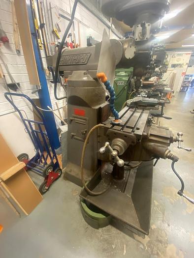 Used Hartford 2S Manual Turret Milling Machine