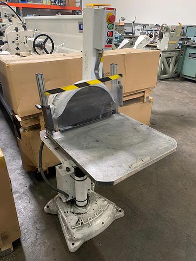 Used APEX, No. 16-S, 16"Dia, 1HP, MANUAL RISE AND FALL, TILTING TABLE Our stock number: 5588