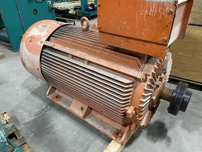 Used 600 HP ABB MOTOR 1200 RPM REBUILT 2017