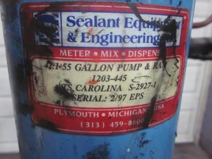 Used SEALANT EQUIPMENT & ENGINEERING DRUM PUMP (#9905)