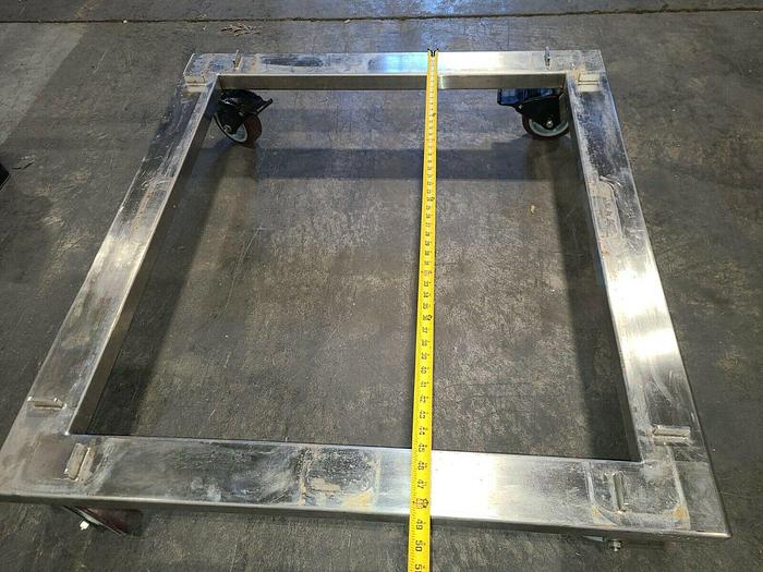 Used DPS Accessory Dolly Heavy Duty Stainless Steel Dolly Biomedical
