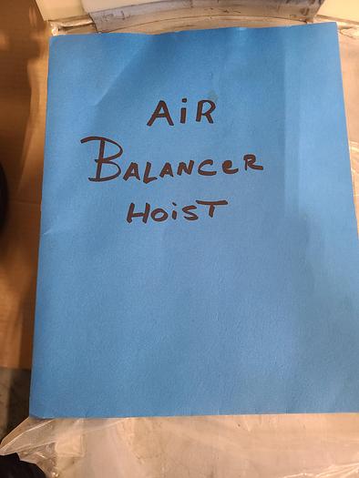 Used Zimmerman  200 Lb Air Balance Back Saving Heavy Lifting Hoist for Coil Stock