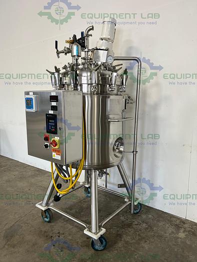 Used Precision  250 Liter Stainless Steel Jacketed Reactor 400 PSI w/ Reliance Motor