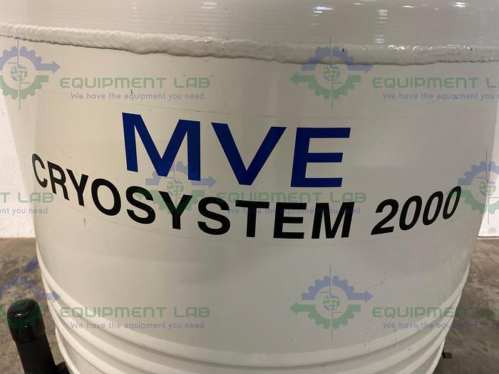 Used MVE CryoSystem Series 2000 Cryogenic Sample Storage w/ Roller Base 10650200