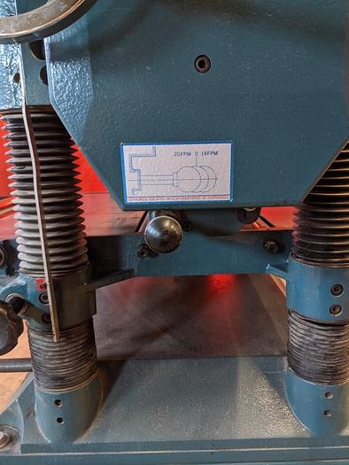 Used Geetech 20'' Planer Straight Knife