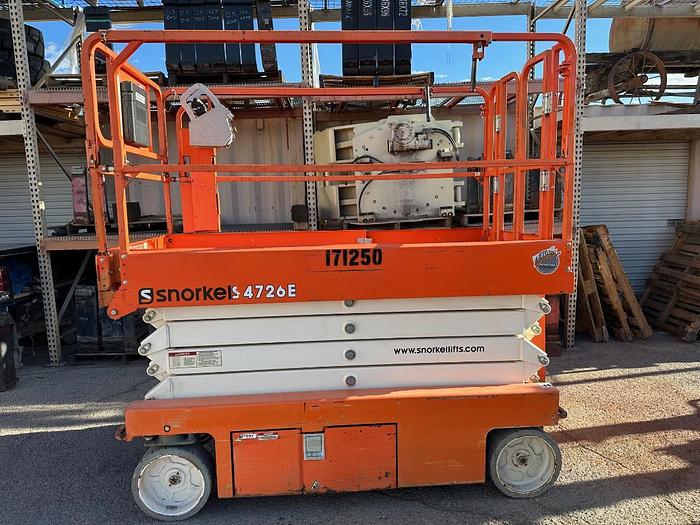 Used 2016 SNORKEL  S4726E SCISSOR LIFT