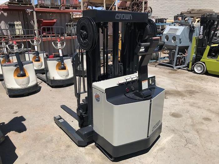 Used CROWN 20WRTT WALKIE REACH STACKER