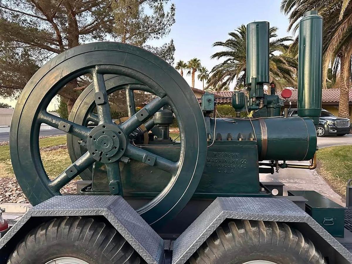 Used 1910 WESTERN 60HP HIT & MISS ENGINE