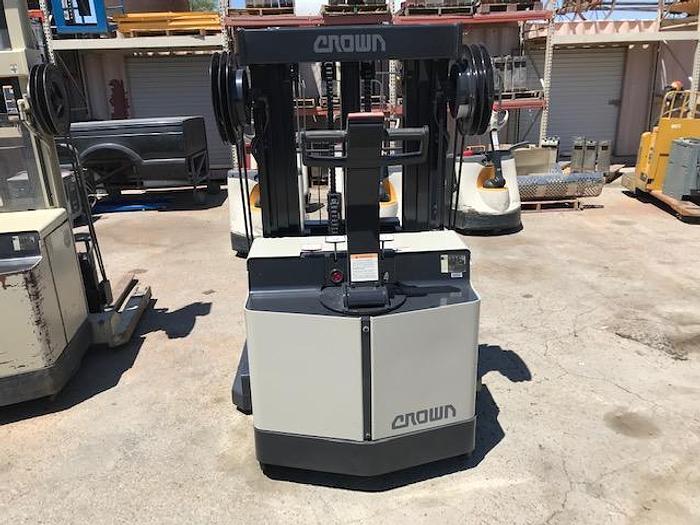 Used CROWN 20WRTT WALKIE REACH STACKER