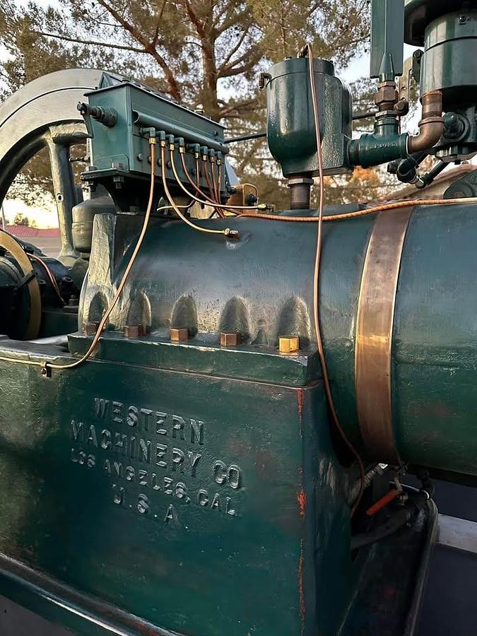 Used 1910 WESTERN 60HP HIT & MISS ENGINE