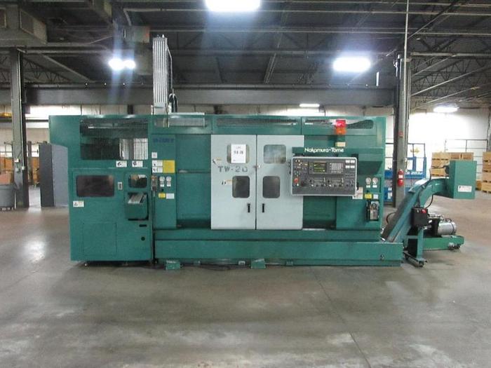 2001 Nakamura Tome TW-20 with Robotic Gantry loader/unloader
