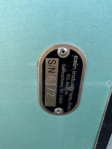 Used Heat Exchanger, Air, 2,528 SF, 550 deg F, Cain Industries #S744457