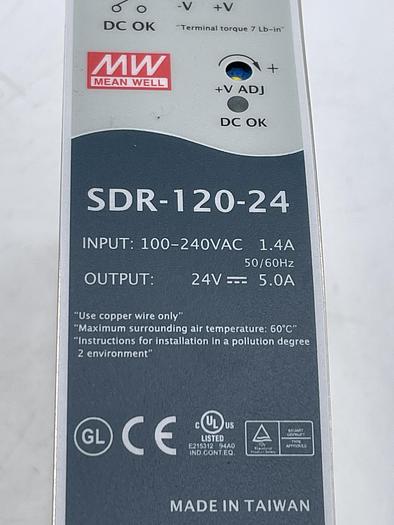 Used Mean Well SDR-120-24