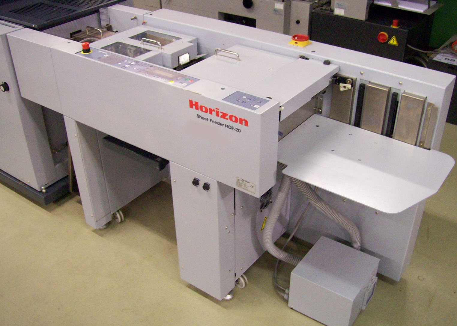 Used Horizon HOF20 highspeed offline feeder for digitally printed products