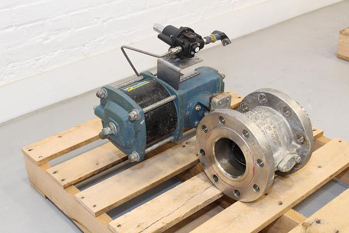 Used DeZurik 4" Veeball Valve #43979