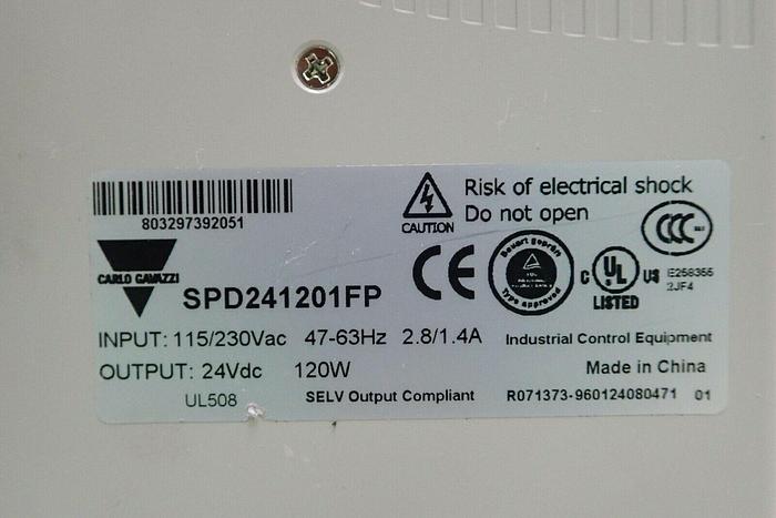 Used Carlo Gavazzi SPD241201FP SPD24120 AC/DC Converter Power Supply