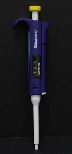 Used Fisherbrand FinnPipette II 20-200µL Manual Adjustable Single Pipette 5551