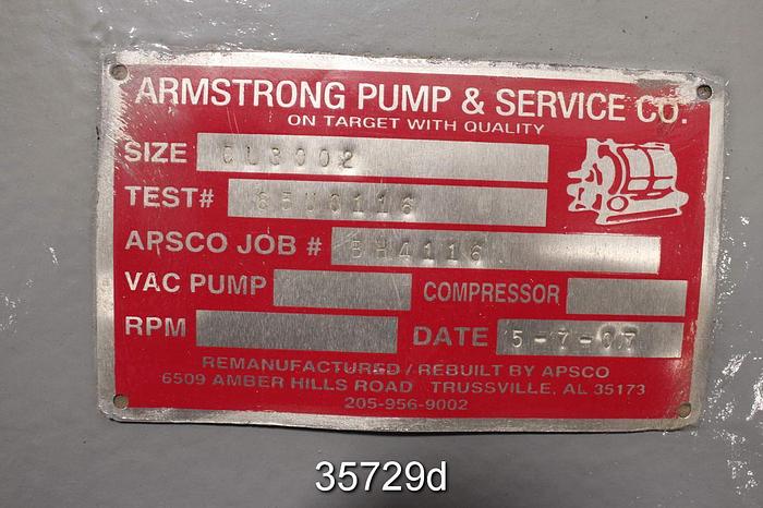 Refurbished Nash CL3002 Vacuum Pump #35729