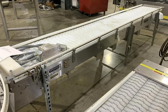 Used Conveyor, Belt, 18" x 135", S/st, Garvey, Mdl 9700 #S744109