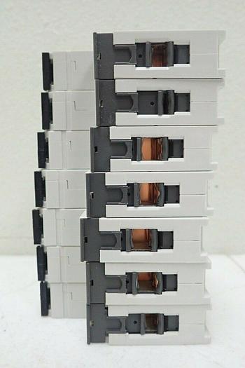 Used Lot of 7 Siemens 5SY61 MCB 230/400V Miniature Circuit Breakers 5SY6104-7 5SY6102
