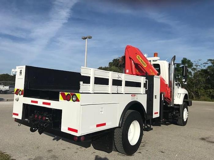 Used 2008 International 7300 4x4 Flatbed Knuckle Boom Truck - C44371