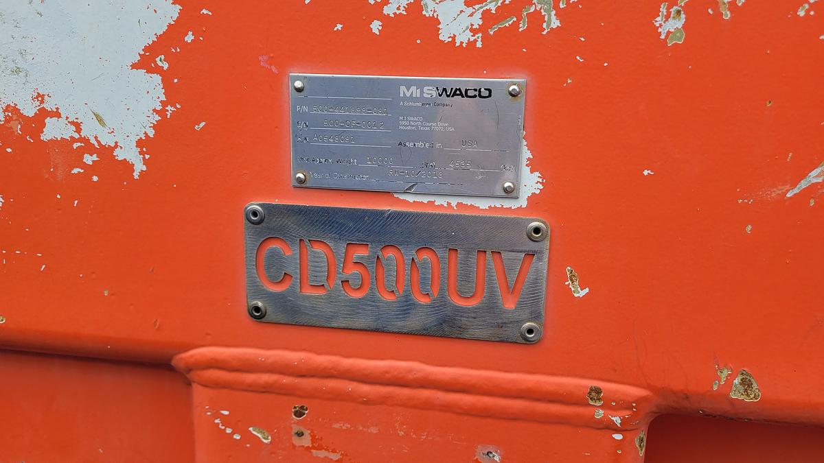 Used 2013 MI SWACO CD 500 UV Centrifuge