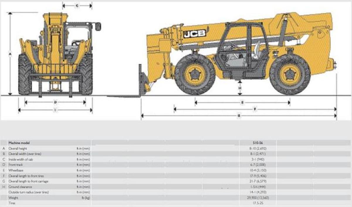 Used Reach lift 10,000 Lbs