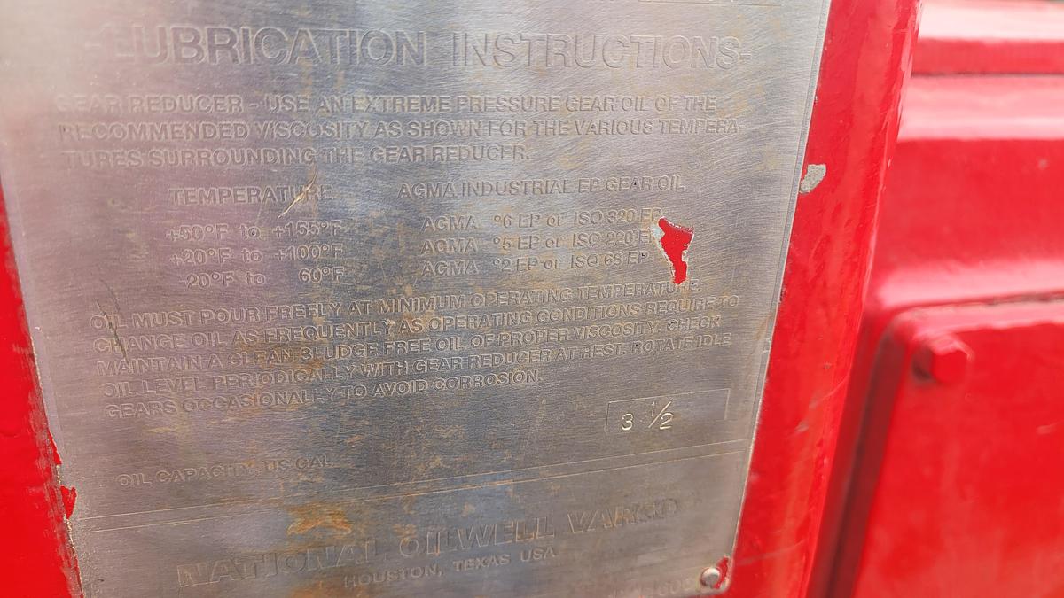 Used 2008 NOV JWS 340 Mud Pump