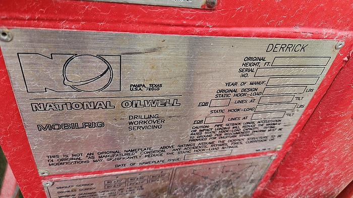 Used 2004 Franks 1287 Workover Rig